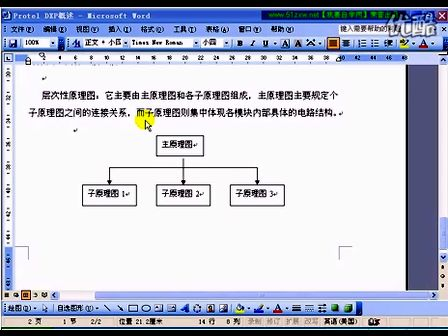 自学网 Protel DXP 2004视频讲座(5-1)层次性原理图