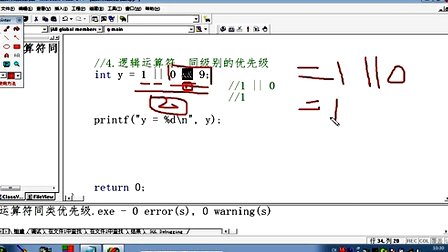 C语言视频教程第三章运算符优先级8_刘建华