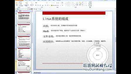 后盾网Linux视频教程01Linux系统介绍