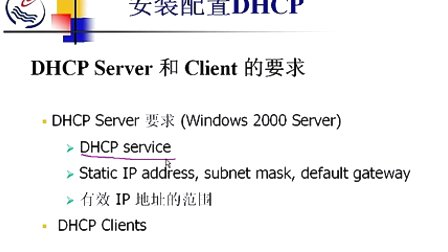 石油大学计算机网络与通信 第八章第七节 动态主机配置协议DHCP
