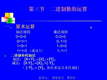 西安交大微机原理与接口技术视频教程第03讲