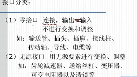 机电系统设计第一章第四节 机电一体化系统构成要素的相互联接