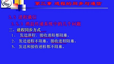 石油大学操作系统第三章第五节 进程通信