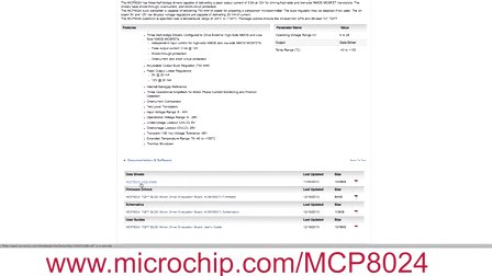 MCP8024 TQFP电机驱动器评估板