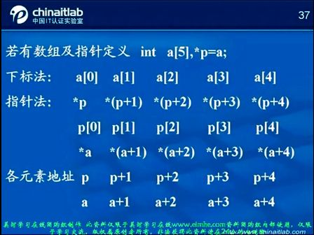 linux-C基础第十二章 指针的用法C