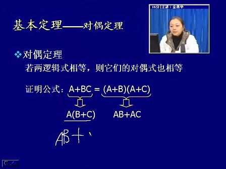 电子科技大学数字电子技术基础06 基本定理