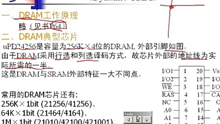 石油大学微机原理与接口技术 第十章第三节 随机存取存储器