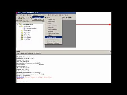 MPLAB ICD 3的使用演示