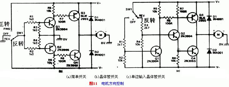 直流电机控制电路专辑永磁式换向器电机