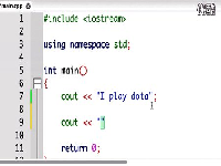 从零开始学C++03_C++在屏幕上显示字符串