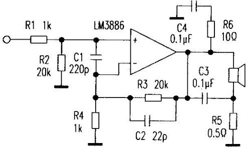 lm3886功放怎么搭(3)